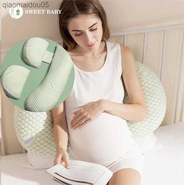 

maternity pillow h-shaped support abdominal breastfeeding pregnancy supplies waist protection adjustable washabe pregnant pillow l230712