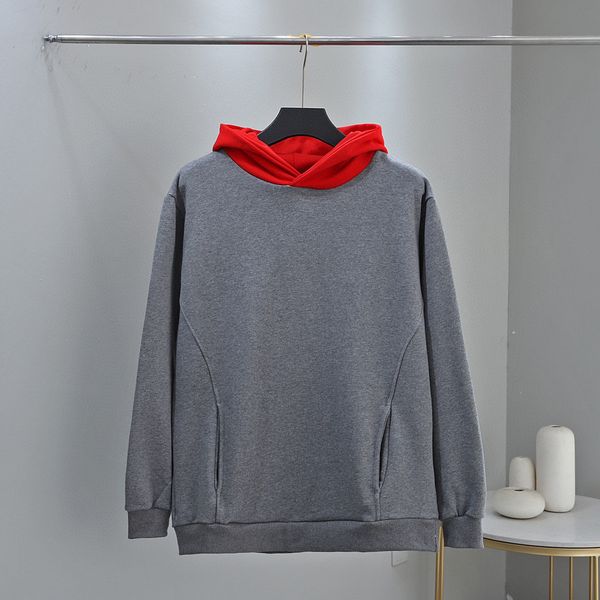 

men's plus size hoodies & sweatshirts in autumn / winter 2024 acquard knitting machine e custom jnlarged detail crew neck cotton 333ty, Black;brown