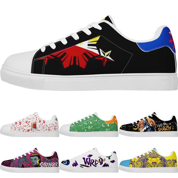 

Custom shoe Diy Shoes men women sneaker winter autumn shoes black white blue grey pink boy sports trainers sneakers big size 36-48