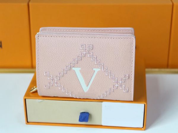 

designer women luxury mini wallet two colors fashion classic ladies cardholder coin purse leather purse with box 2023, Red;black