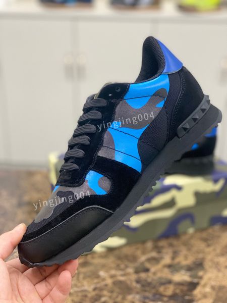 

luxury fashion boots designer shoes real leather handmade multicolor gradient sneakers men shoe, Black