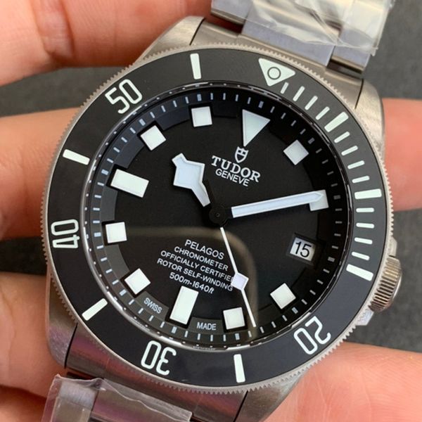 

tudors pelagos aaa 3a quality band watches sapphire glass 25600tb 42mm men with gift box automatic titanium crystal ab01, Slivery;black
