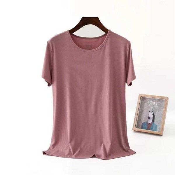 

korean style blouses summer slimming threaded cotton round neck mask t shirt, White