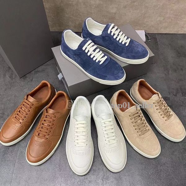 

2023 brunello cucinelli men women casual shoes leather velvety tail sneaker lace up platform leisure fashion canvas german training shoe sne, Black
