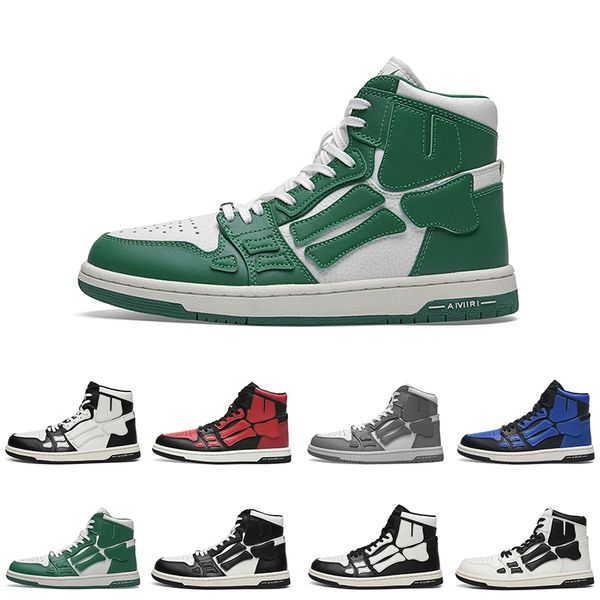 

running shoes designer men women skel skeleton blue red white black green gray pink couple casual mens high- sports sneakers sneaker