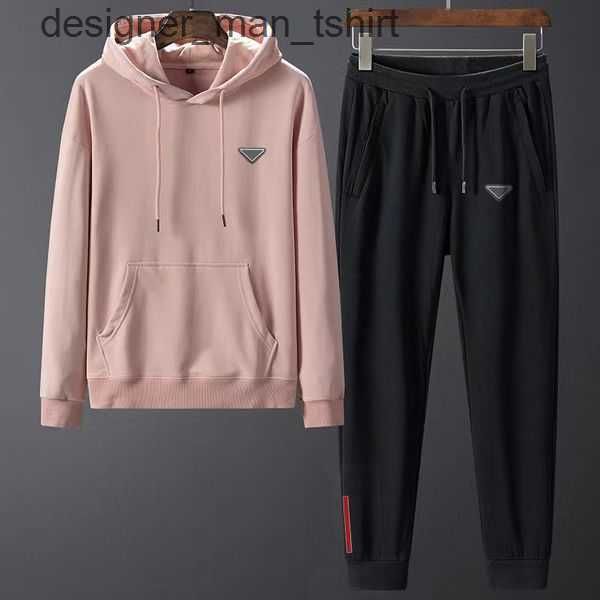

men's set tracksuits designer mens ladies tracksuit suit hoodie or pants sweatshirts suits zippers letters printed autumn winter men sp, Gray