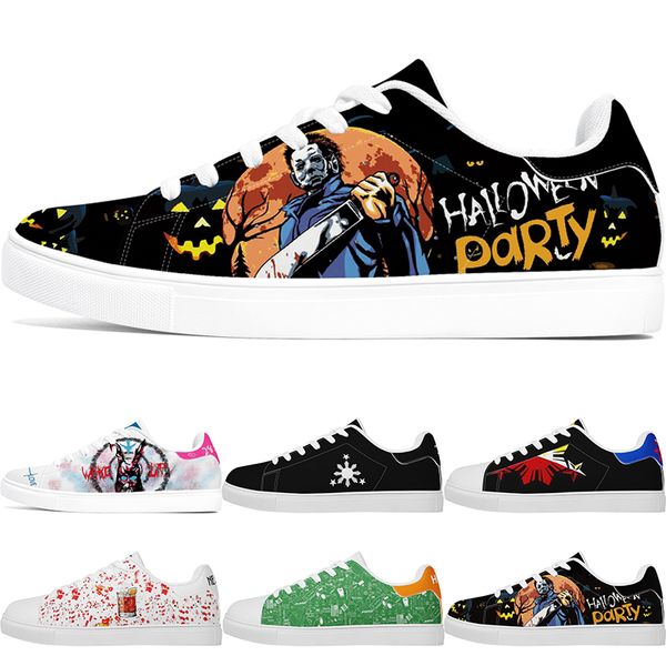 

Custom shoe Diy Shoes men women sneaker winter autumn shoes black white blue grey handsome flame boy sports trainers sneakers big size 36-48