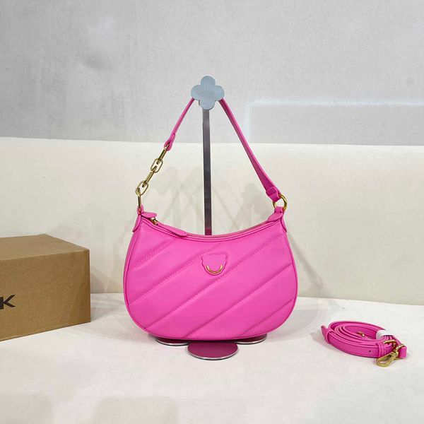 

crossbody bag pink designer handbag luxury denim bag simple leather underarm shoulder bags women shopping purse handbags