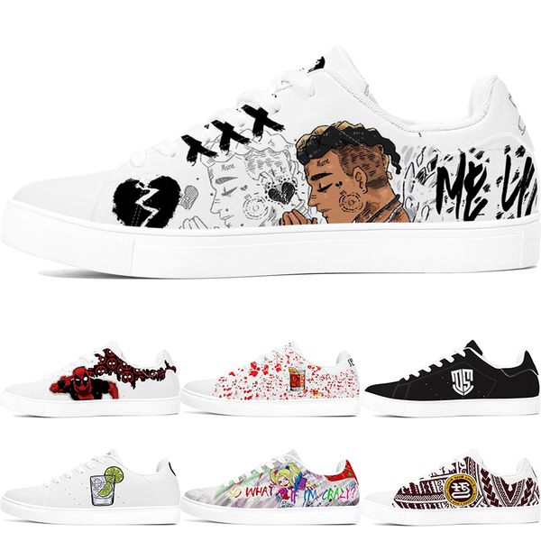 

Custom shoe Diy Shoes men women sneaker winter autumn shoes black white blue grey pink handsome flame boy sports trainers sneakers 36-48