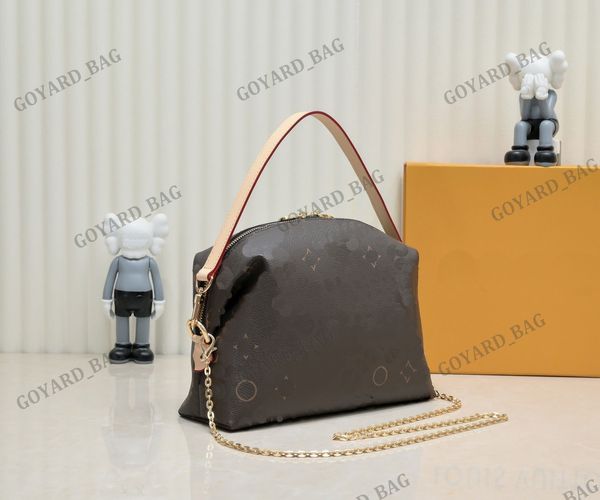 

m46458 cosmetic pouch gm luxurys designer crossbody toiletry bag gold chain zip toiletries organized monograms flowers leather shoulder make