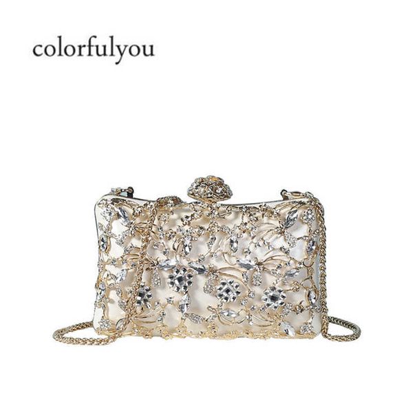 

luxury brand fashion women evening clutches purse female chain crossbody shoulder bag ladies diamonds purse for party handbags 230401