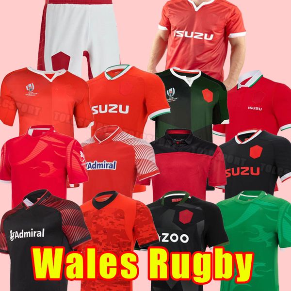

2021 2022 wales rugby jerseys national team cymru sever version world cup polo t-shirt 20 21 22 welsh men kids kit training jesery 2023 23 t, Black;gray