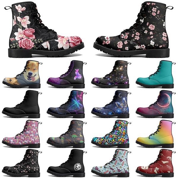 

DIY Classic Martin Boots Non-slip autumn winter man women trend Versatile warm Elevated Casual Customized Boots 72577