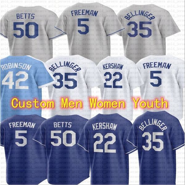 

2023 freddie an mookie betts baseball trevor bauer clayton kershaw 7 julio urias justin trea turner walker buehler chris taylor jerseys yes, Blue;black