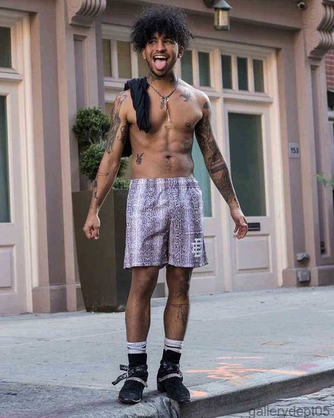 

ee fitness pants shorts eric emanuel ee 2022 new summer boys fitness running from trendy knee mesh breathable quick dry pants, White;black