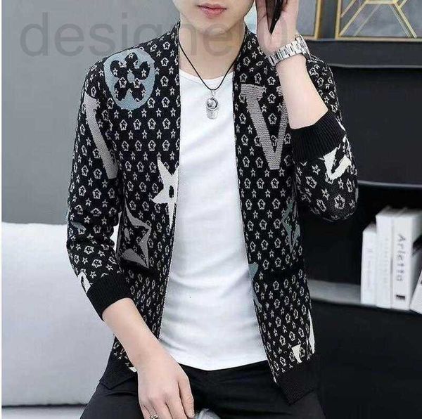

men's sweaters popular new brand luxury v- neck fashion knit cashmere cardigan sweater korean style mens trendy cardigans jacket men cl, White;black