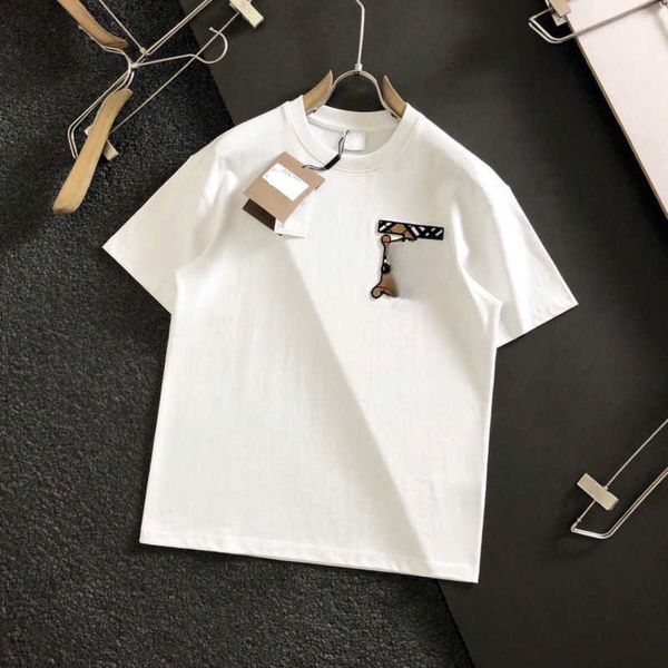 

23ss summer mens t shirt new ins short sleeved t shirt designer t-shirt fashion letter print pullover tee men women simple half sleeves, White;black