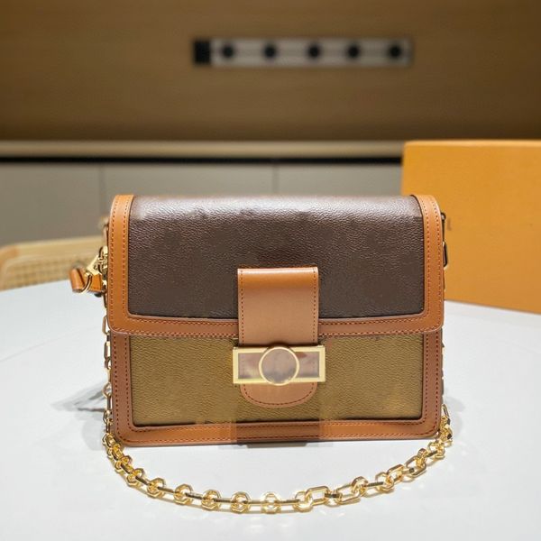 

dauphine designer bag fashion chain handbags luxurys crossbody envelope bag women luxurys brand messenger bag wallet m44391 hobo tote should