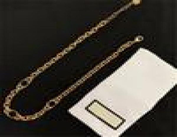 

vintage letter chain necklace brand alphabet earrings women europe america bracelet high version rhinestone earrings chain choker 7835188, Black