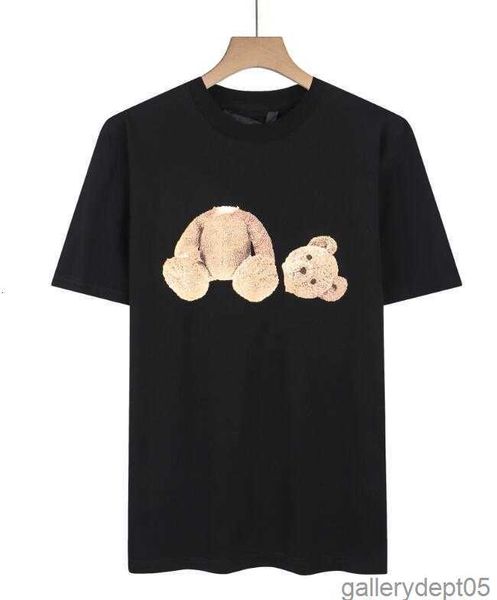 

fashion summer men and womens t-shirts mans palms stylist angel t shirt tee guillotine bear printed short sleeve truncated bears angels tees, White;black