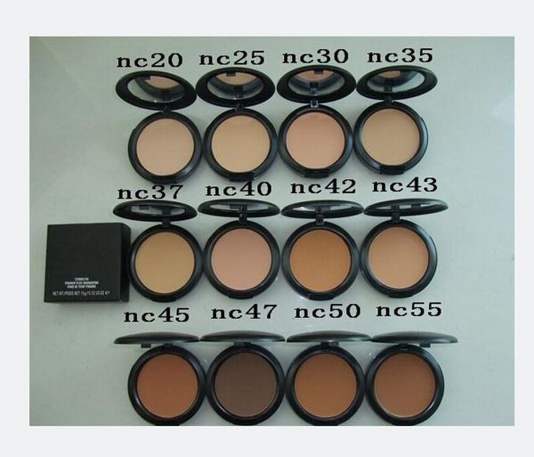 

new face powder makeup powder plus foundation pressed matte natural make up facial powder easy to wear 15g nc (10pcs/lot)