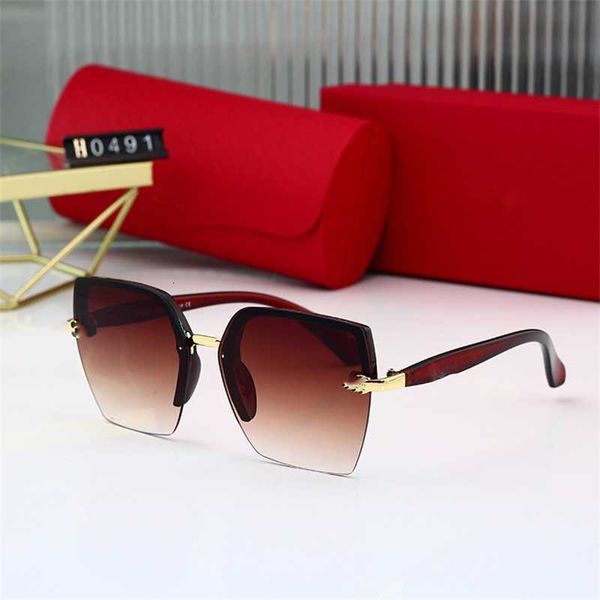 

designer sunglasses 2023 new women's style glasses overseas box sunglasses slim anti-ultraviolet male, White;black