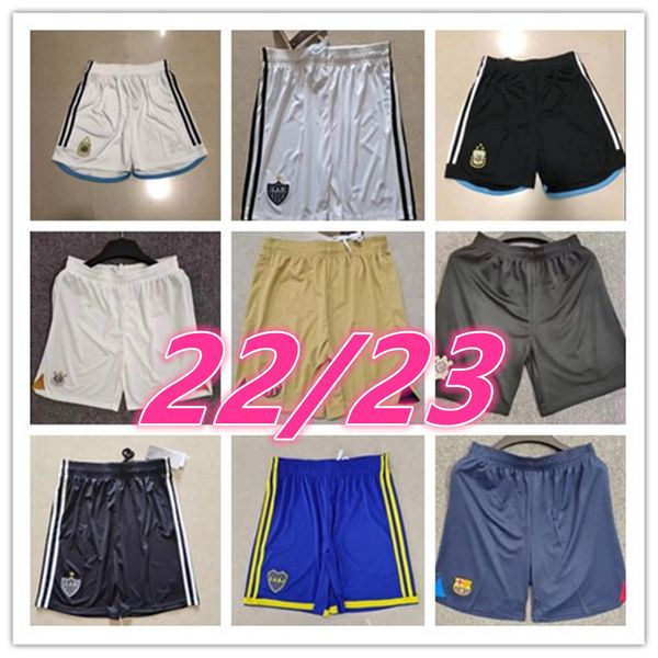 

22 23 thai argentina shorts quality mens messis shorts colo colo football shorts boca juniors soccer shorts shirts 2022 2023 pantalon maillo, Black;red