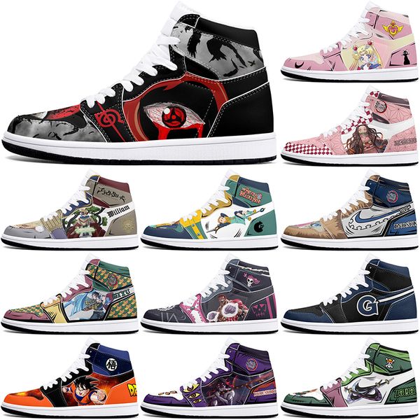 

New customized shoes diy sports basketball shoes 1s men women fashion anime customized figure sneakers 0001T2F3