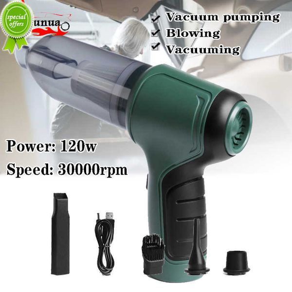 

new car vacuum cleaner 3 in 1 cordless portable air blower handheld air duster mini 9000pa wireless 5000mah cyclonic suction home