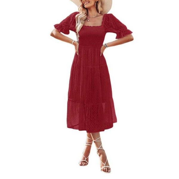 

chiffon jacquard summer dress: slim waist, off-shoulder, solid color for any occasion, Black;gray