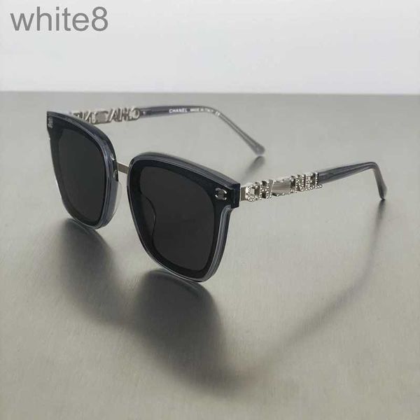 

sunglasses designer women's summer premium 2023 new sun protection large face shows thin box md20, White;black