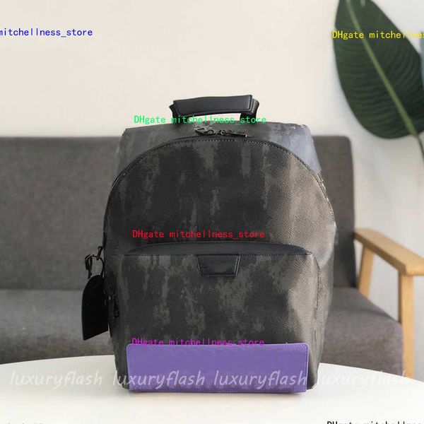 

backpacks large-capacity genuine leather black letters backpack designers fashion luxury school bag student men's and women's high