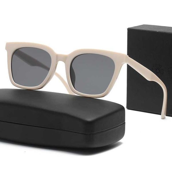 

2022 new sunglasses women's net red anti ultraviolet black frame driver's, White;black