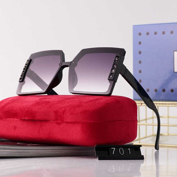 

frames 2022 new trend ins style men's and women's export network red live sunglasses, White;black