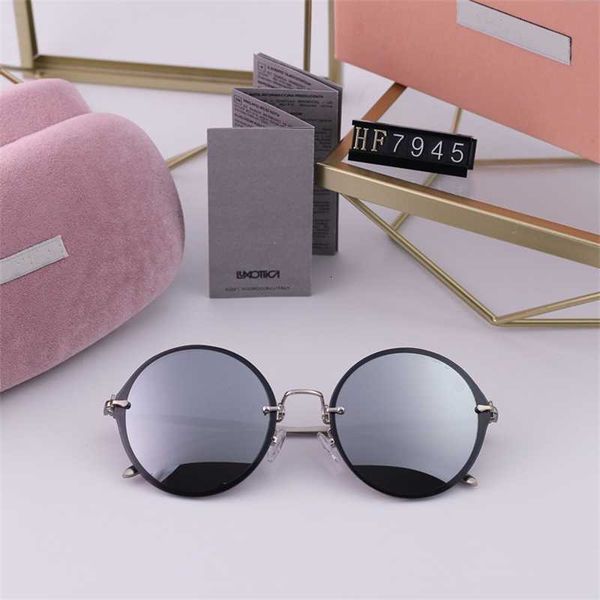 

designer sunglasses new metal frameless sunglasses trend color film round sunglasses polygon women's, White;black