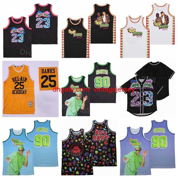 

movie film the fresh prince basketball 25 carlton banks jersey 90 all that 90's baby jazzy jeff of bel-air graffiti bel air black white