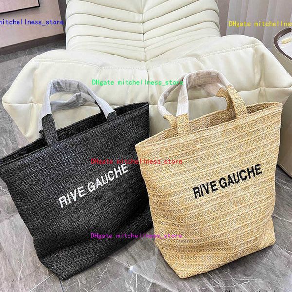 

women handbags wallet multi bag rive gauche faux grass crochet soft tote shopping bag handbag fashion large beach