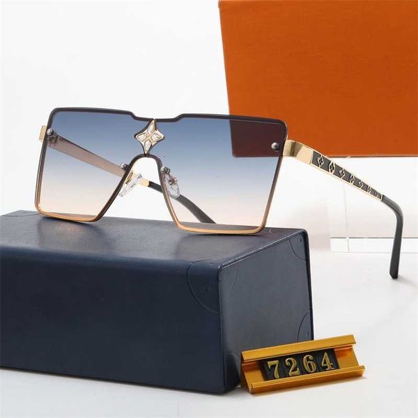 

2023 new sunglasses women's one piece diamond men's fashion, White;black