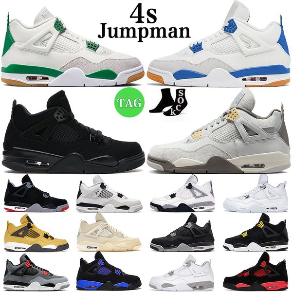 

pine green 4 basketball shoes 4s sapphire black cat black cat midnight navy military black sail cactus jack bred mens trainers outdoor sport
