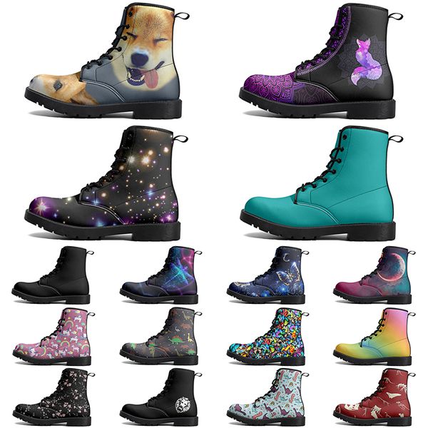 

DIY Classic Martin Boots Non-slip autumn winter man women hight cut trend Versatile fashion warm Elevated Casual Customized Boots 66229