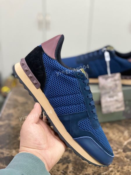 

designer men boots sneaker fashion casual shoes leather stripes shoe walking mens sports trainers sneakers, Black