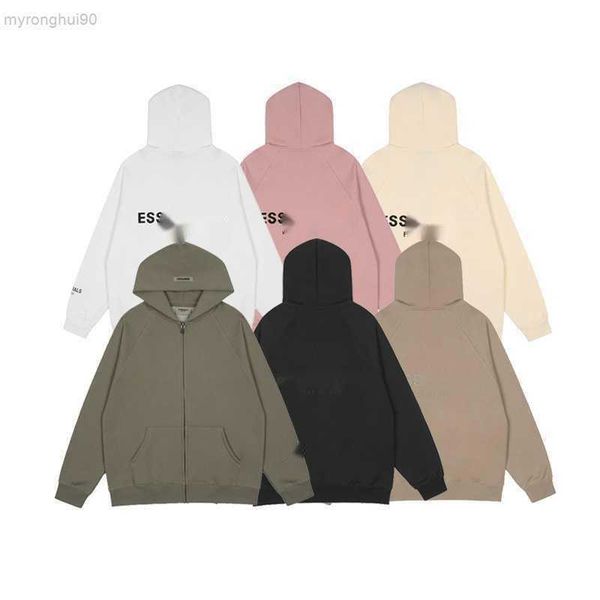 

men's hoodies & fear of silicone back and women's hooded cardigan jacket yoal, Black