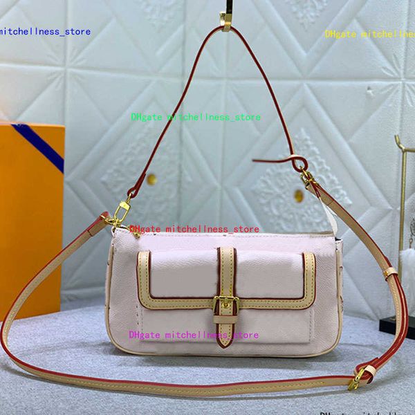 

new arrived flower letter baguette bag women handbags crossbody axillary bag multiple shoulder bags purse epi genuine leather 4 colors gold