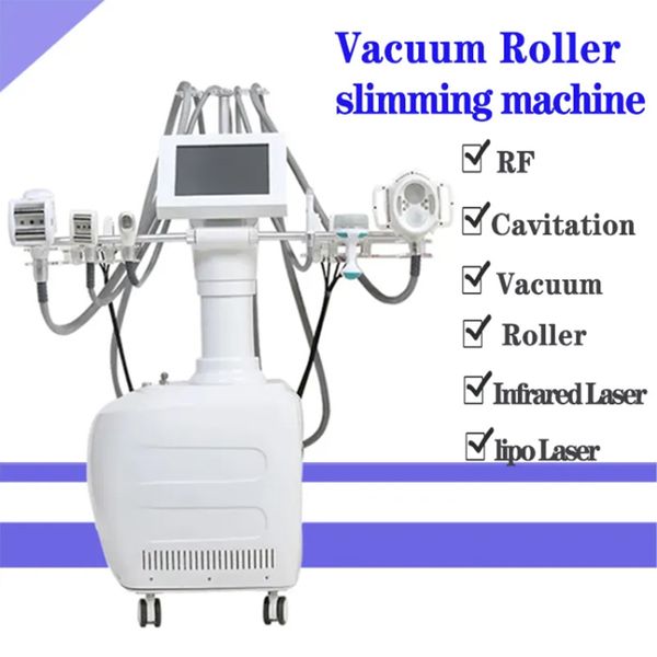 

body shaping weight loss slimming machine 40k cavitation infrared light rf bio vacuum roller massage device remove fat skin tightening face