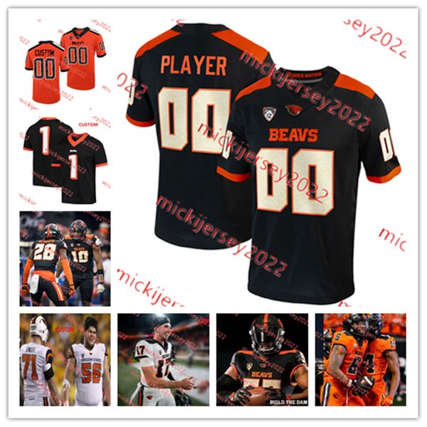 

johnny hekker nahshon wright osu football jersey sean harlow custom mens youth mike remmers blake brandel steven nelson oregon state beavers, Black