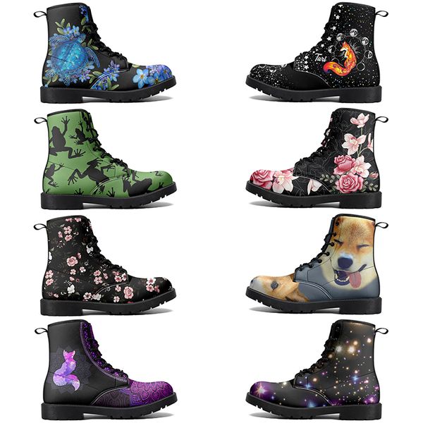 

DIY Classic Martin Boots Non-slip autumn winter man women trend Versatile cool Elevated Casual Customized Boots 70006