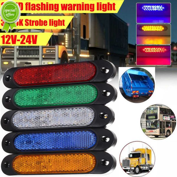 

new car strobe flashing lights 27led 12v-24v truck side lamp with flashing tail light pickup truck trailer led side warning light