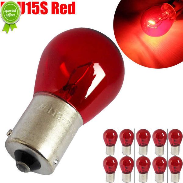 

new 10pcs 12v py21w bau15s auto fog light side break reversing indicator lamp dc 12v 21w for cars turn signal lights red lighting