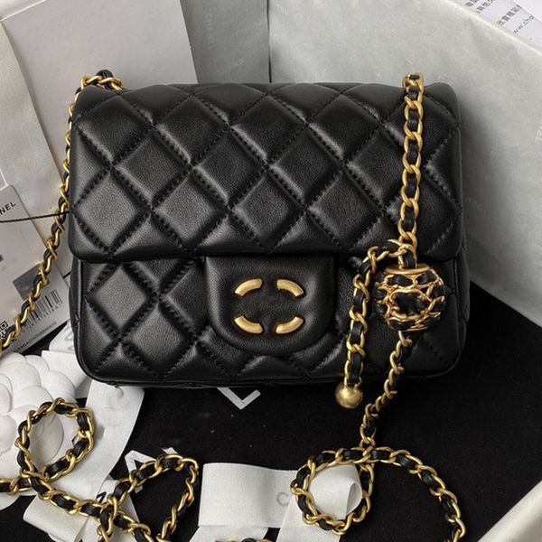 

10A Designer Bag 1:1 Sheepskin Shoulder Bags Mirror High Quality Women Crossbody Bag Walnut Small Gold Ball Handbags ASI786 Free Ship, Football-4