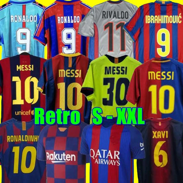 

Retro soccer jerseys barca Barcelona 96 97 07 08 09 10 11 XAVI RONALDINHO RONALDO RIVALDO GUARDIOLA Iniesta finals classic maillot de foot 1899 1999 football shirts, 05 06 home ucl